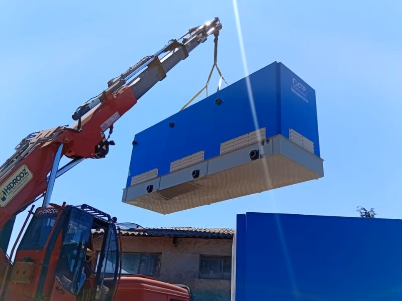 Монтаж випарної градирні CTP